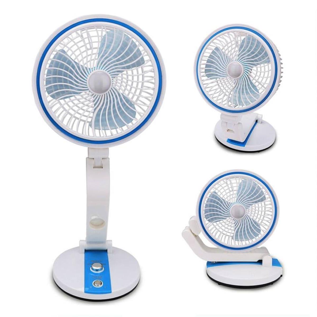 Folding Multi-function USB Charging Fan with builtin LED Light